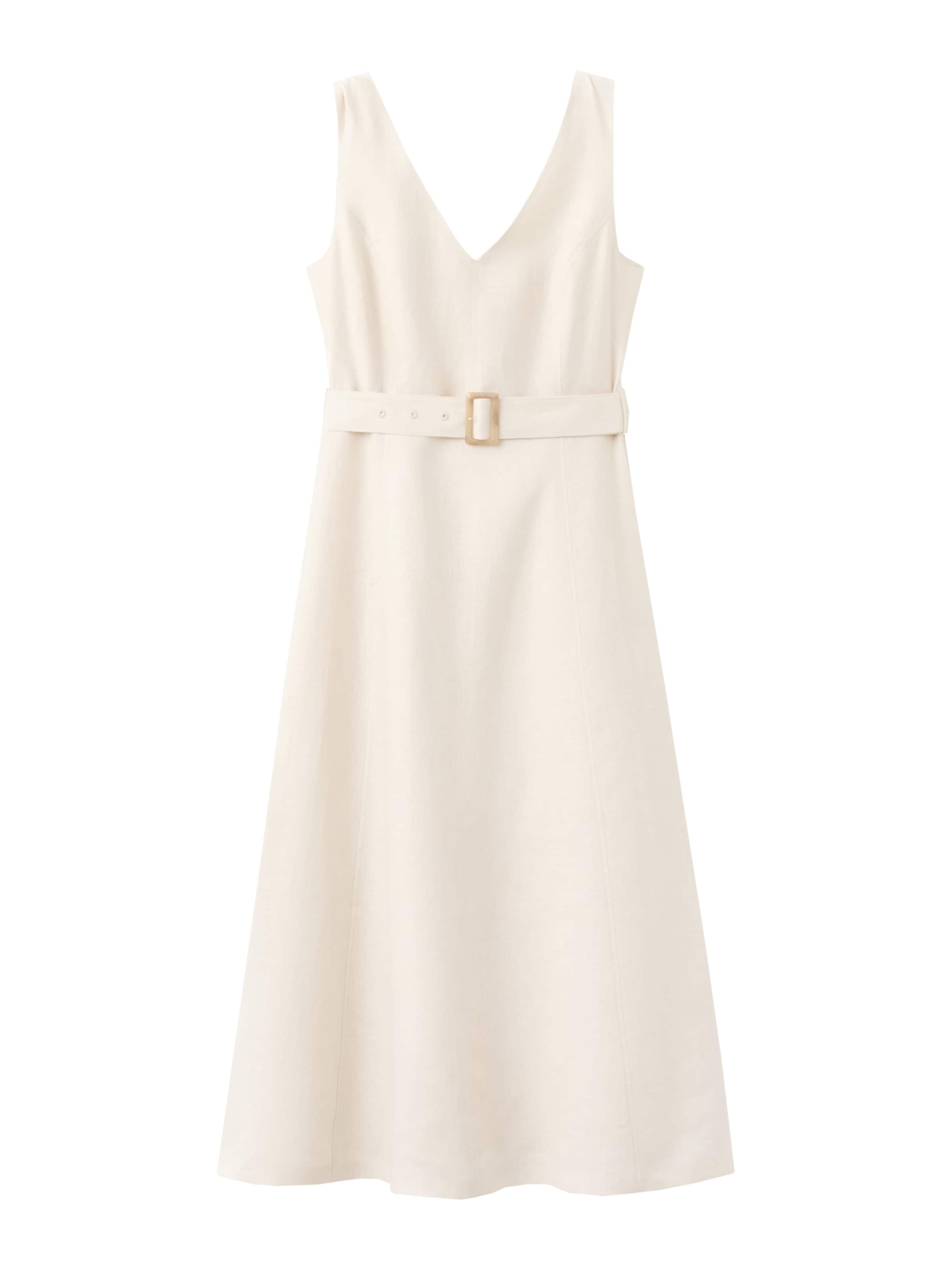 MANGO - Vestido 'Laura' en beige: frente