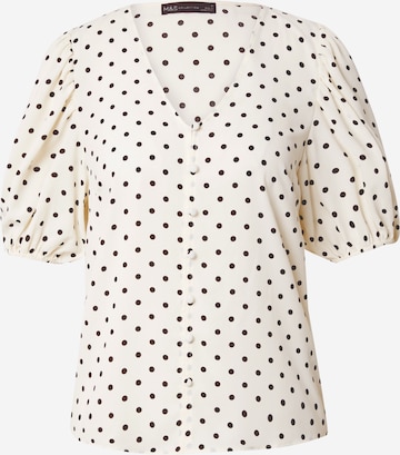 Marks & Spencer Bluse i beige: forside