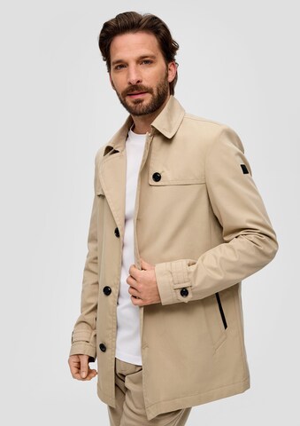 s.Oliver BLACK LABEL Between-Seasons Coat in Beige: front