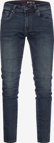 Peak Time Slimfit Jeans in Blauw: voorkant