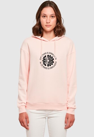 Merchcode Sweatshirt 'All Good Everyday' in Pink: Vorderseite