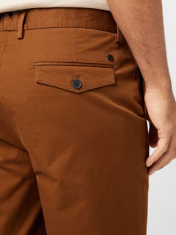 Clean Cut Copenhagen Normální Chino kalhoty – hnědá