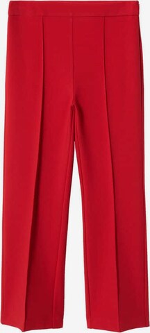 regular Pantaloni con piega frontale 'Kick' di MANGO in rosso: frontale