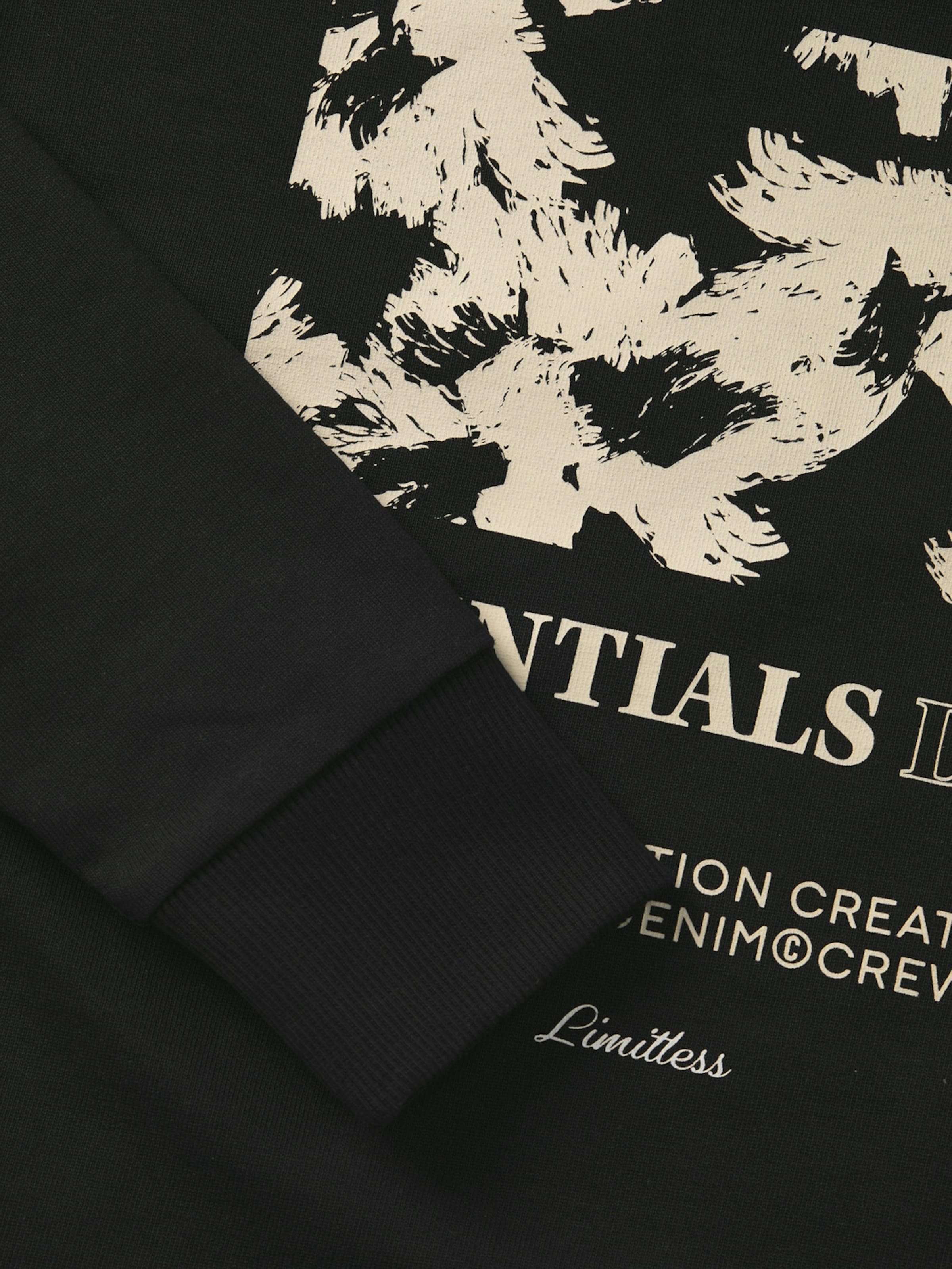 Jack & Jones Junior Sweatshirt 'Jeff' i sort