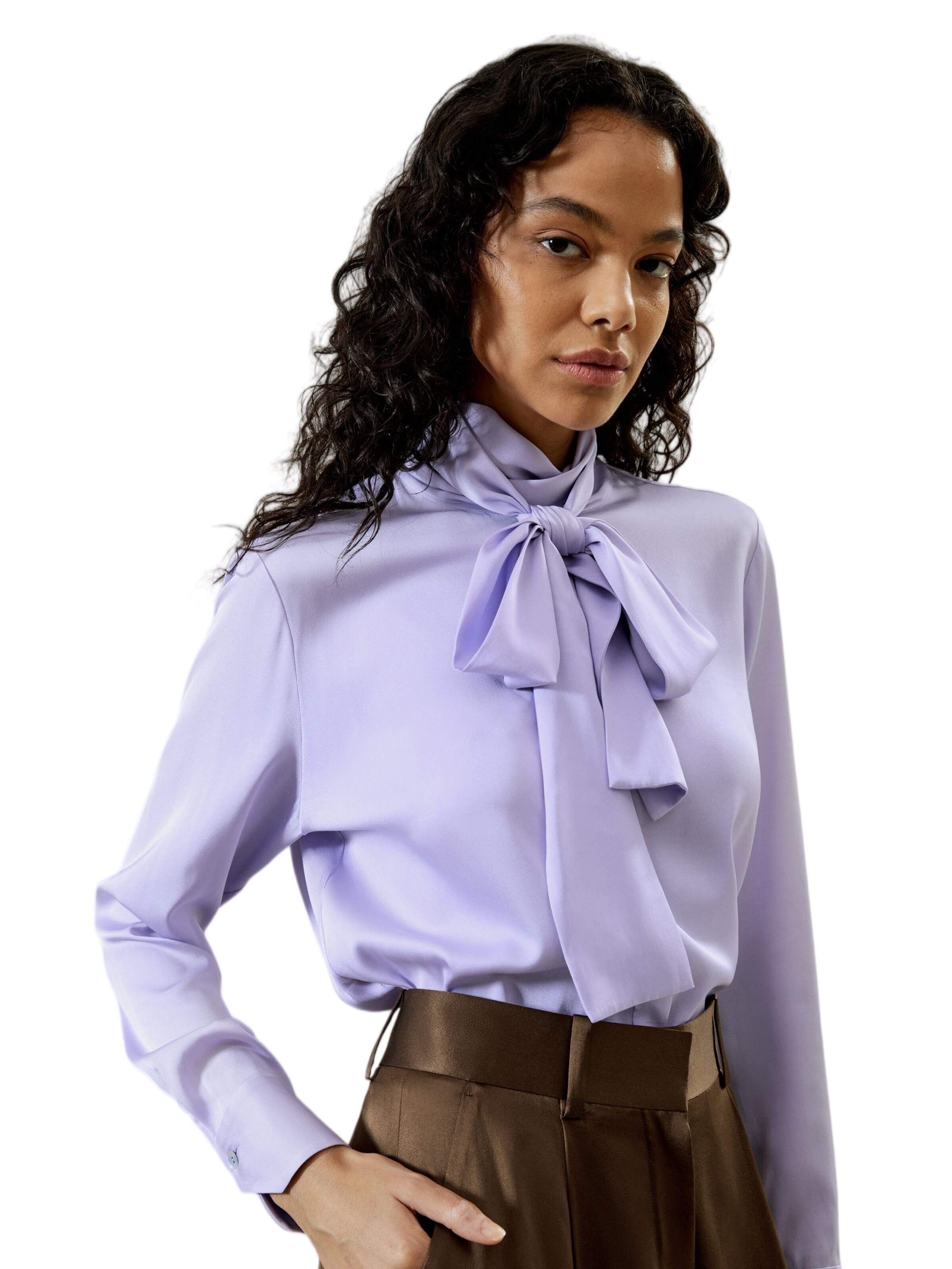 Lilysilk Blouse in Purple
