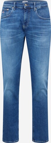 Tommy Jeans Slimfit Jeans 'AUSTIN' in Blauw: voorkant