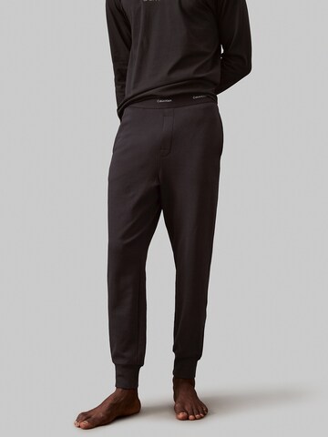 Calvin Klein Underwear Regular Pyjamasbyxa i svart: framsida