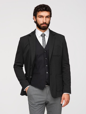 Ombre Regular fit Kavaj i svart: framsida