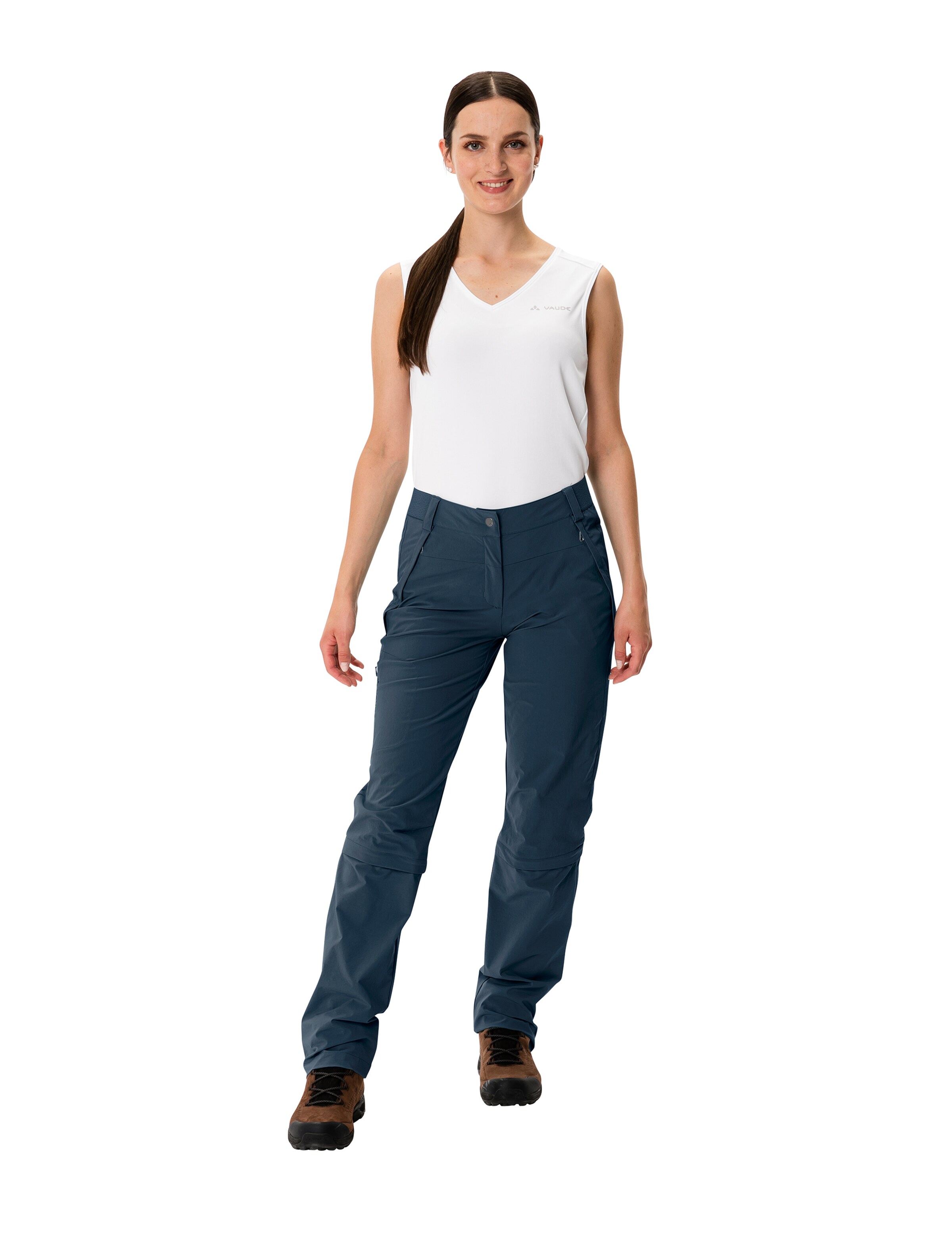 VAUDE Regular Outdoor trousers 'Farley' in Blue