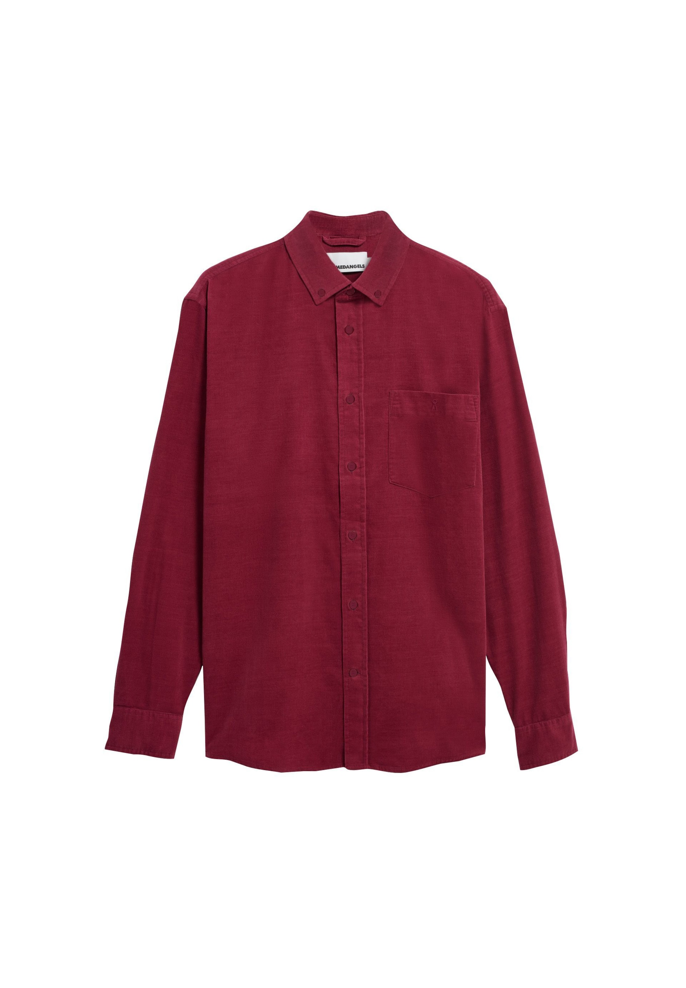 ARMEDANGELS Button Up Shirt in Red: front