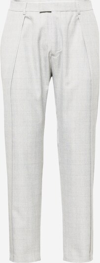 TOPMAN Bukser med lægfolder i grå / lysegrå, Produktvisning
