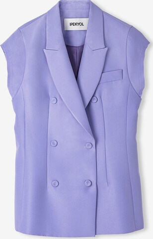 Gilet Ipekyol en violet : devant