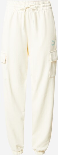 Pantaloni outdoor PUMA pe alb, Vizualizare produs