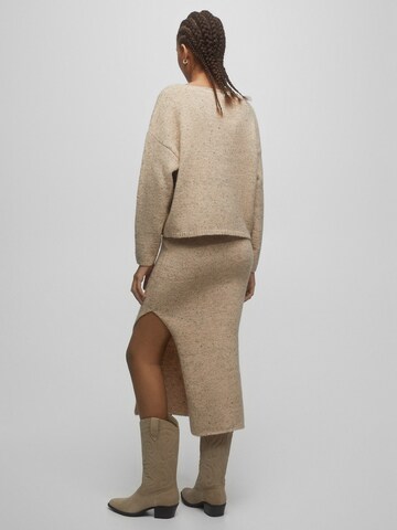 Pull&Bear Skirt in Beige