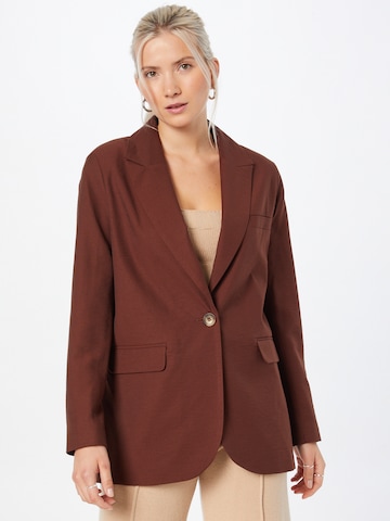 River Island Blazers in Bruin: voorkant