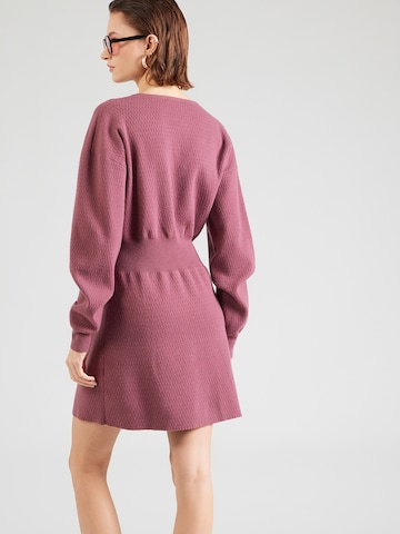 ABOUT YOU Pletené šaty 'Annelie' - Ružová