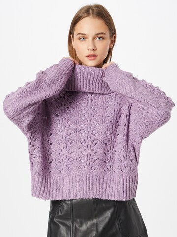 JDY Sweater 'TRICY' in Purple: front