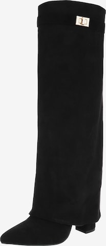 Ital-Design Stiefel in Schwarz: Vorderseite