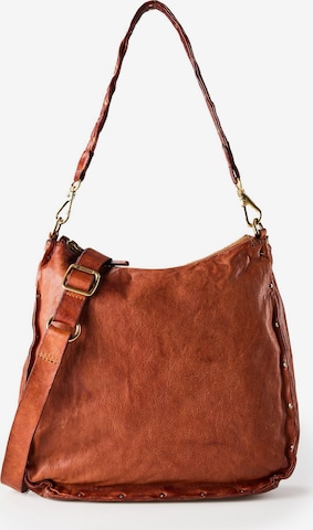 Borsa a spalla 'Siria ' di Campomaggi in marrone: frontale