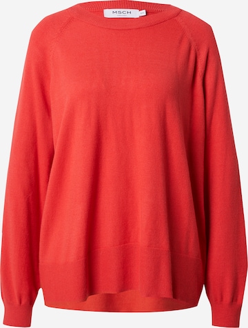 MSCH COPENHAGEN Sweater 'Neila Rachelle' in Red: front