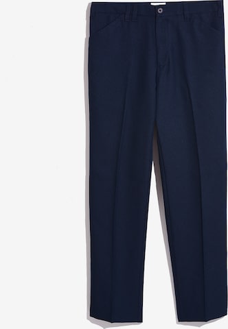 Regular Pantalon à plis 'Ladbroke' FARAH en bleu : devant