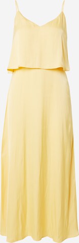 VILA Klänning 'OLINA' i gul: framsida