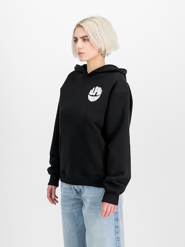 ALPHA INDUSTRIES Hoodie in Schwarz