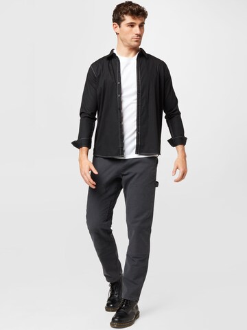 juoda LMTD Standartinis modelis Marškiniai 'FREDAST'