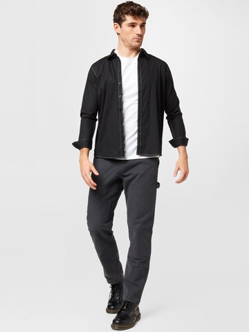 LMTD Regular fit Button Up Shirt 'FREDAST' in Black