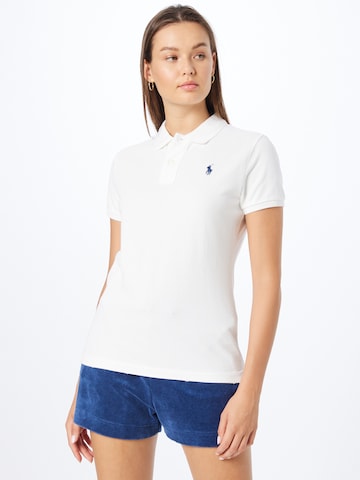 Maglietta di Polo Ralph Lauren in bianco: frontale