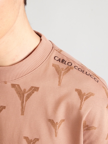T-Shirt 'Fasan' Carlo Colucci en marron