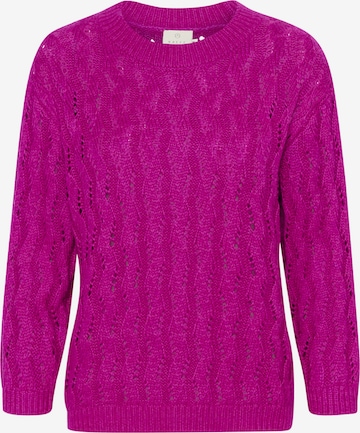 Pull-over 'Lena' Kaffe en rose : devant