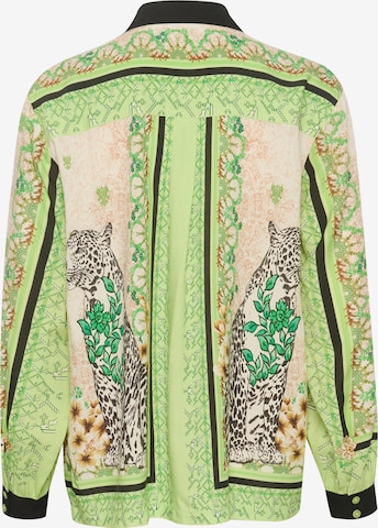 Cream Blouse 'Anit' in Green