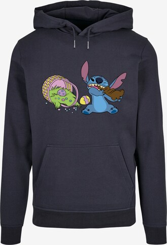 Sweat-shirt ' Lilo And Stitch - Easter' ABSOLUTE CULT en bleu : devant