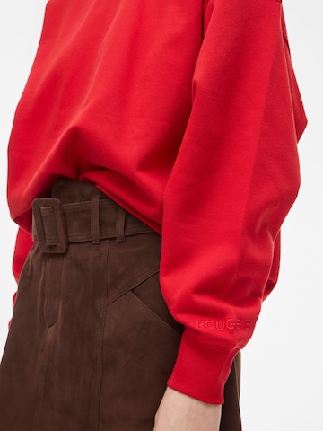 Sweat-shirt ROUGE EDIT en rouge