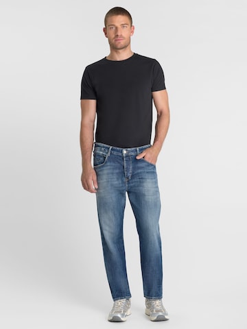 Le Temps Des Cerises Loosefit Jeans in Blauw: voorkant