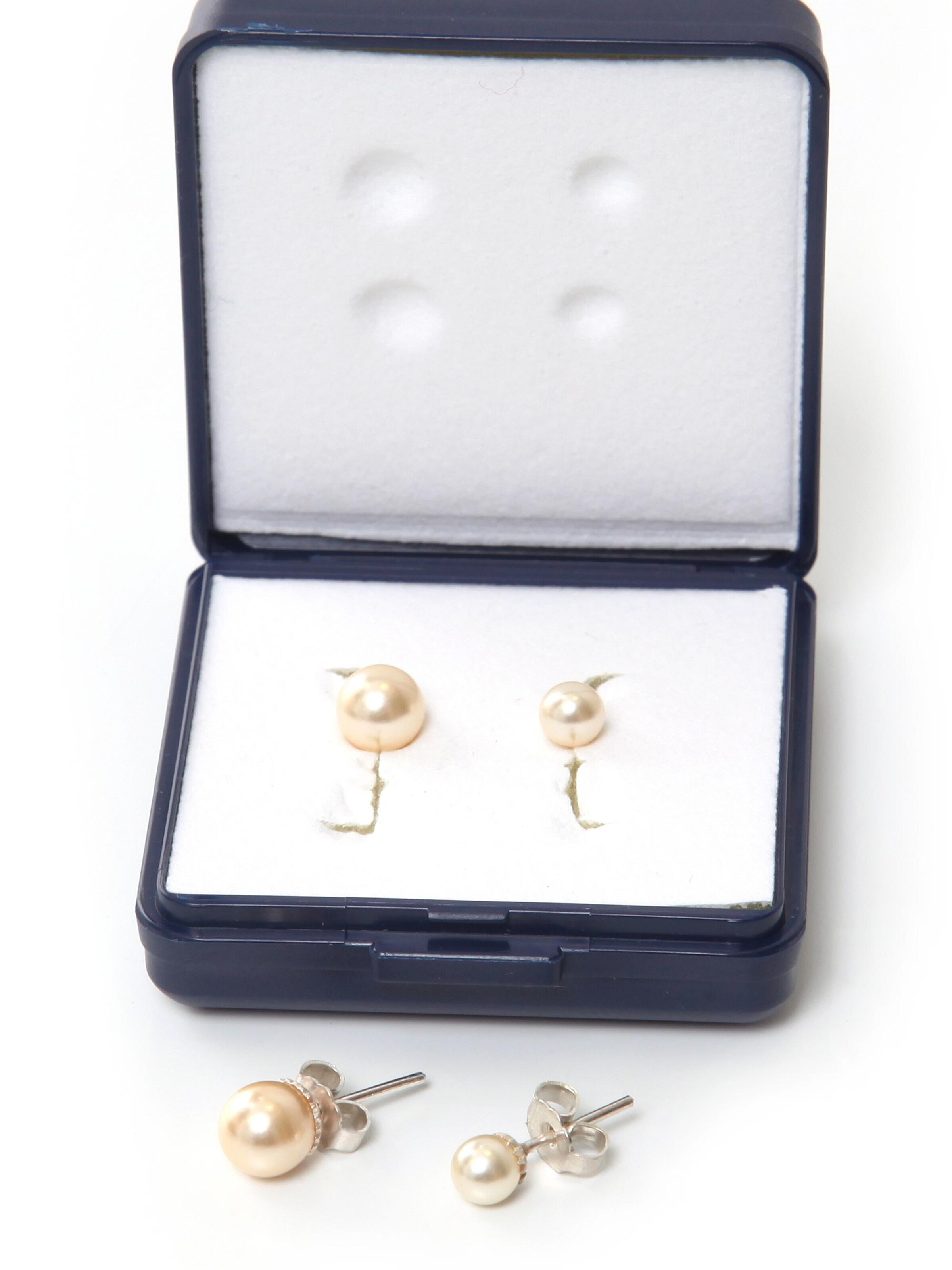COLLEZIONE ALESSANDRO Earrings 'Düsseldorf' in Beige