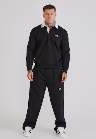 SikSilk Wide leg Broek 'Essentials' in Zwart