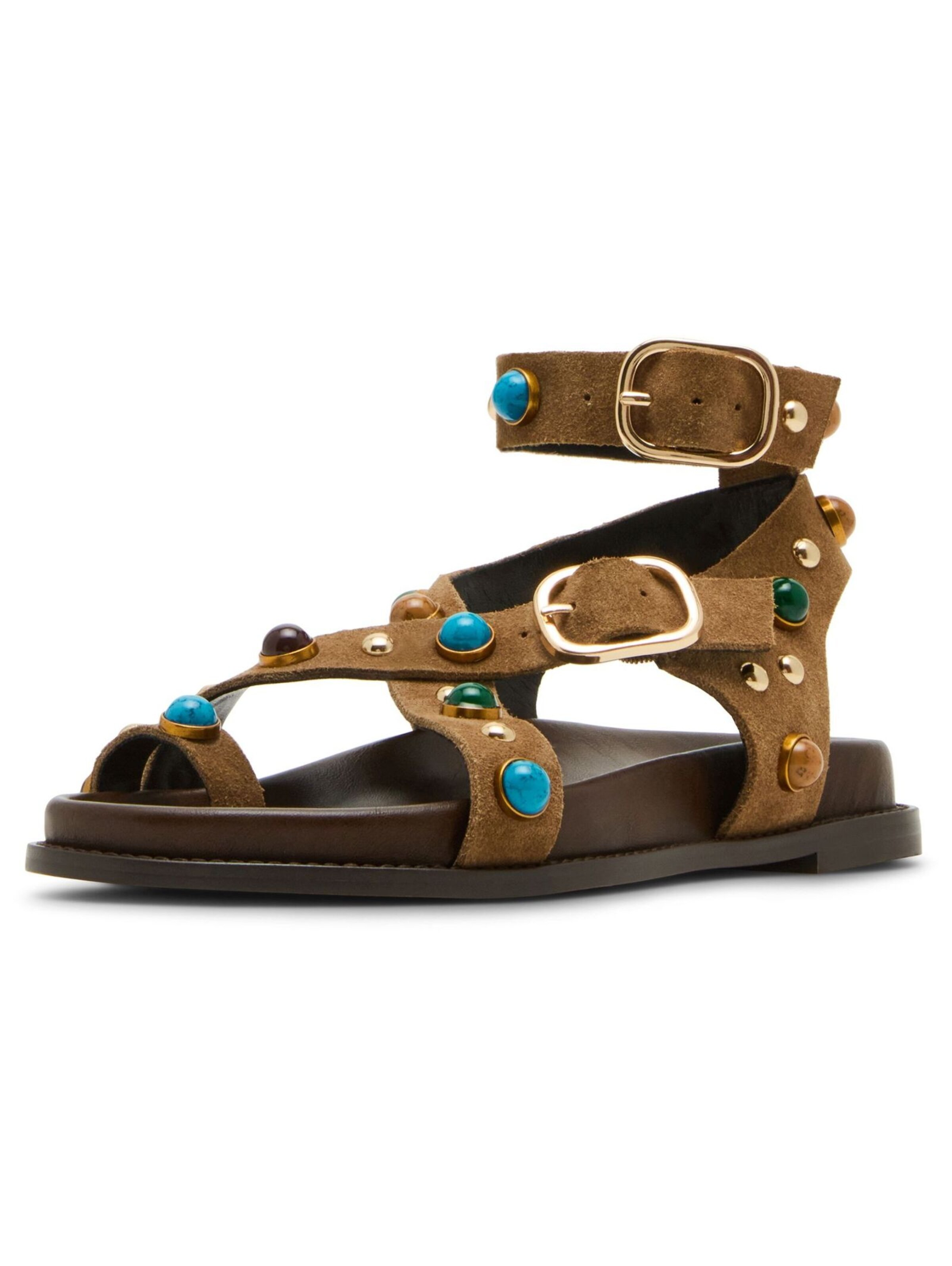 Sandales STEVE MADDEN en gris : devant