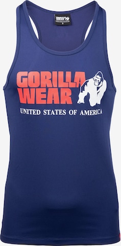 Gorilla Wear Shirt in Blau: Vorderseite