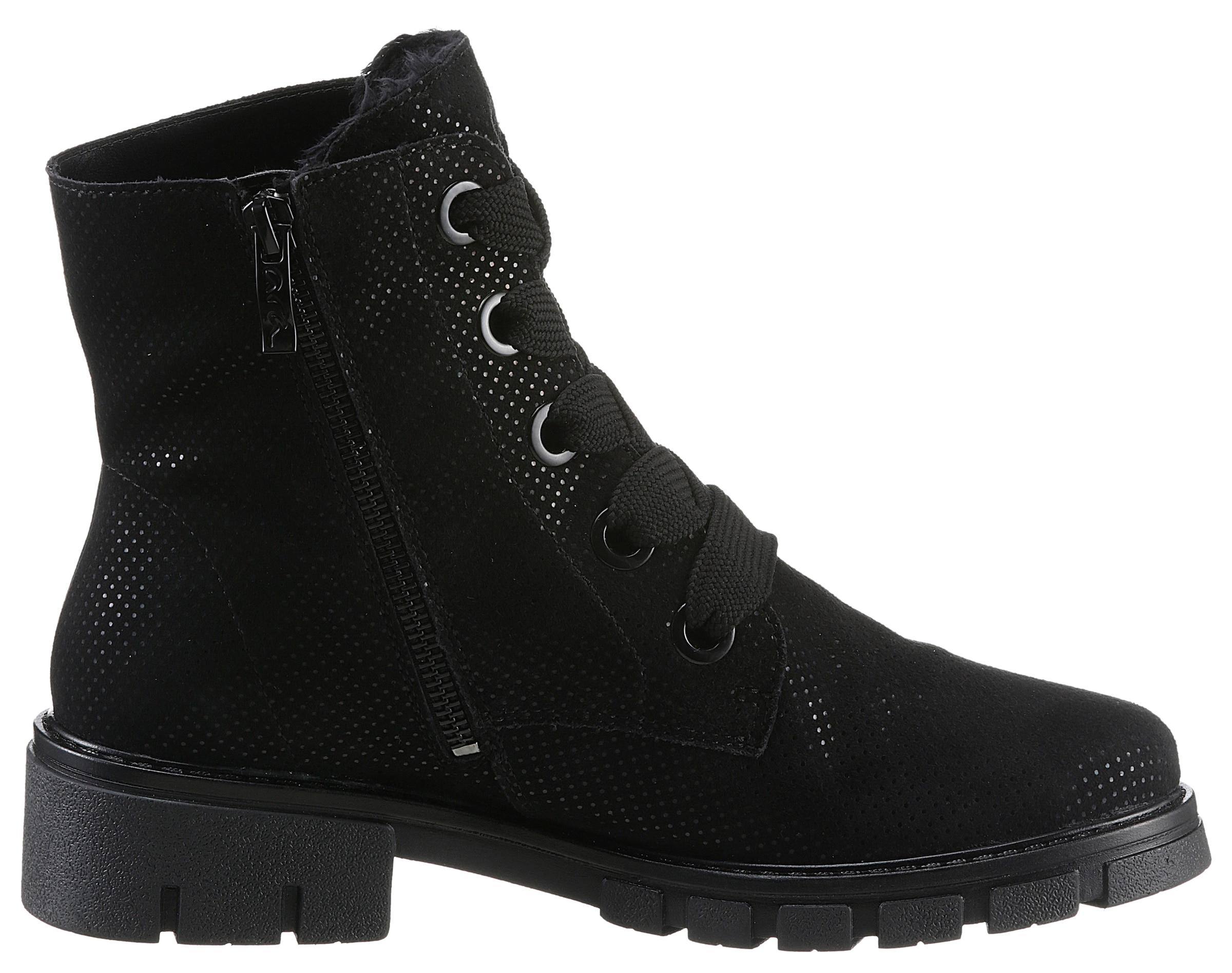 Bottines à lacets ARA en noir