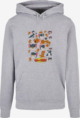 ABSOLUTE CULT Sweatshirt 'Tom and Jerry - Many Faces' in Grau: predná strana