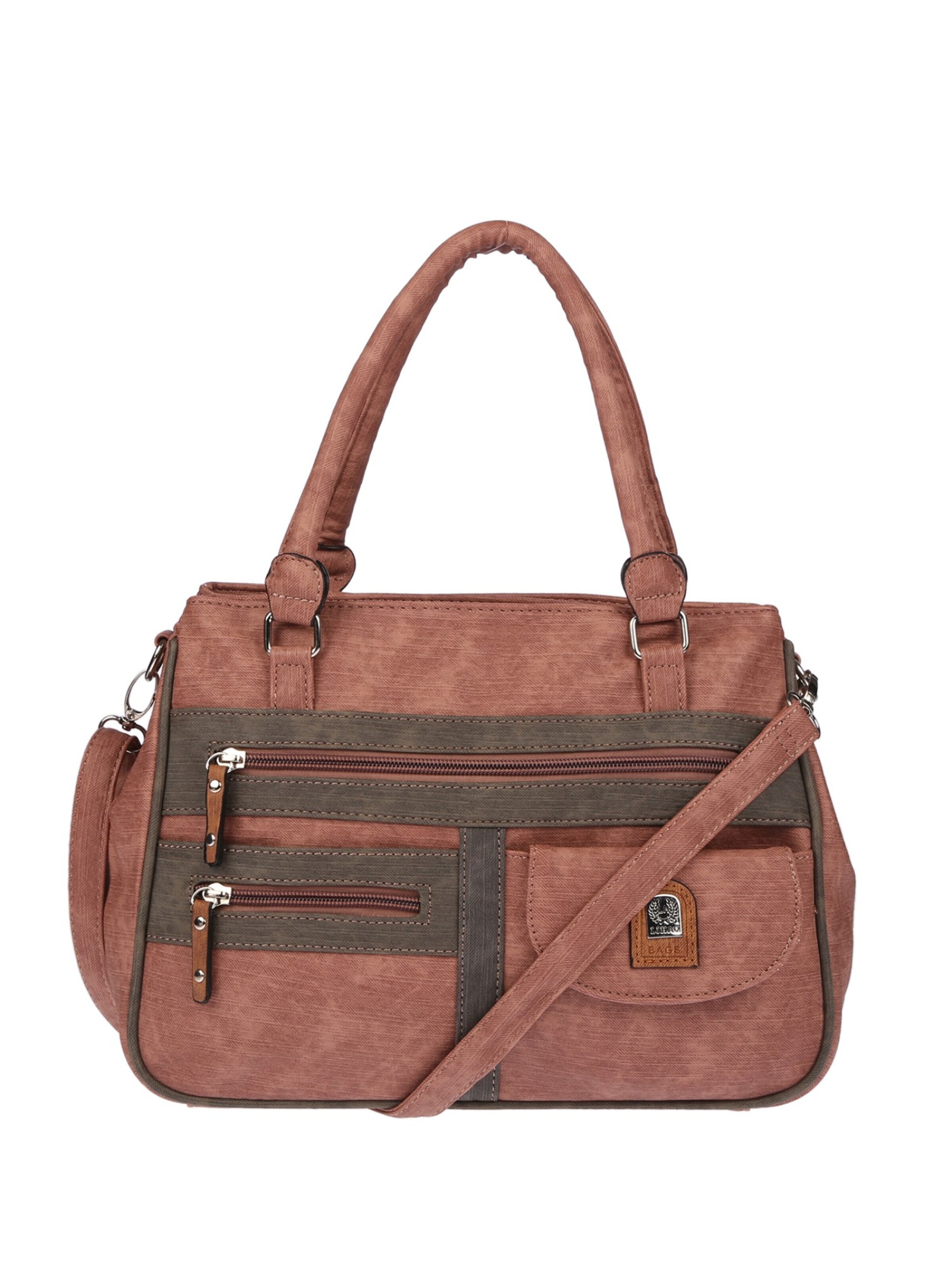 Christian Wippermann Handtasche 'Große Damen Tasche Umhängetasche Schultertasche'‌‌‌‌‌‌‌‌‌‌ in Pink