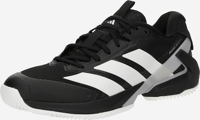 Sportiniai batai 'Adizero Ubersonic 5 Clay' iš ADIDAS PERFORMANCE, spalva – pilka / juoda / balta, Prekių apžvalga