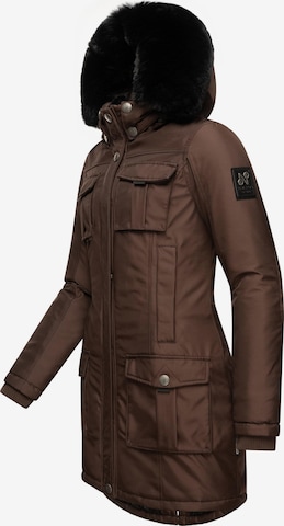 NAVAHOO Weatherproof jacket 'Tiniis' in Brown