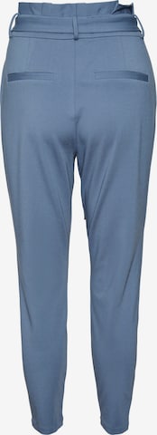 VERO MODA Slimfit Bandplooibroek 'Eva' in Blauw