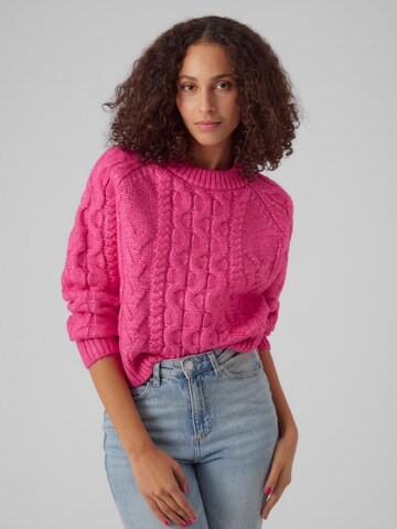 VERO MODA Pullover 'Birgitte' i pink