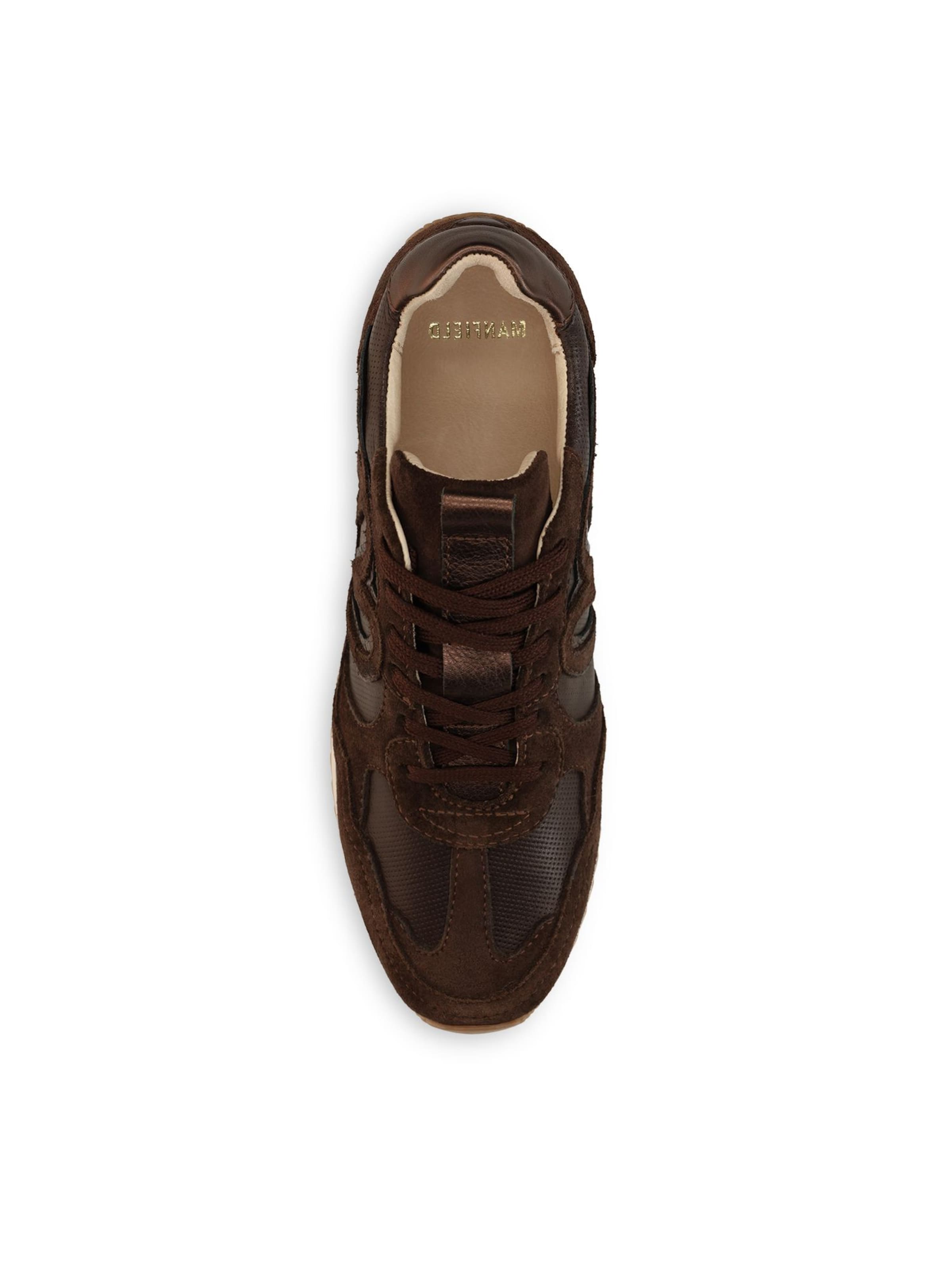 MANFIELD Sneaker in Braun