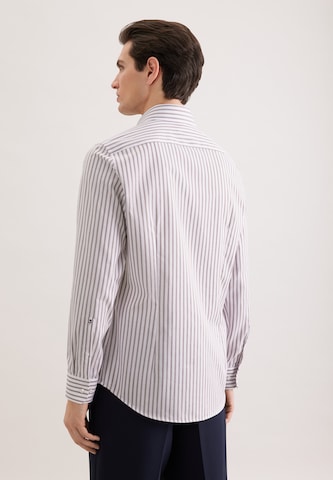 SEIDENSTICKER Regular fit Business shirt in Brown