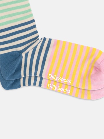 DillySocks Sokken 'Kingfisher Paradise' in Beige
